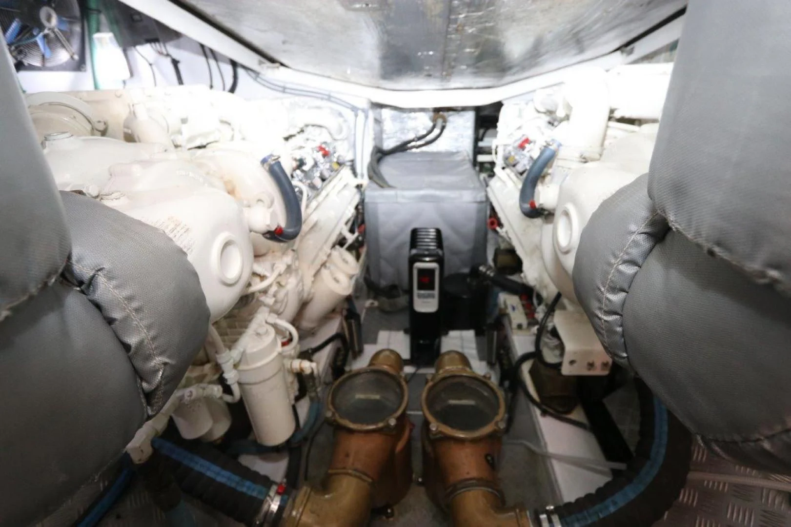 the interior of a car aboard SECOND THOUGHTS Yacht for Sale