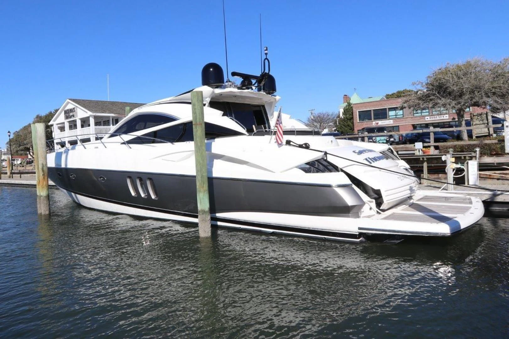 a boat on the water aboard SECOND THOUGHTS Yacht for Sale