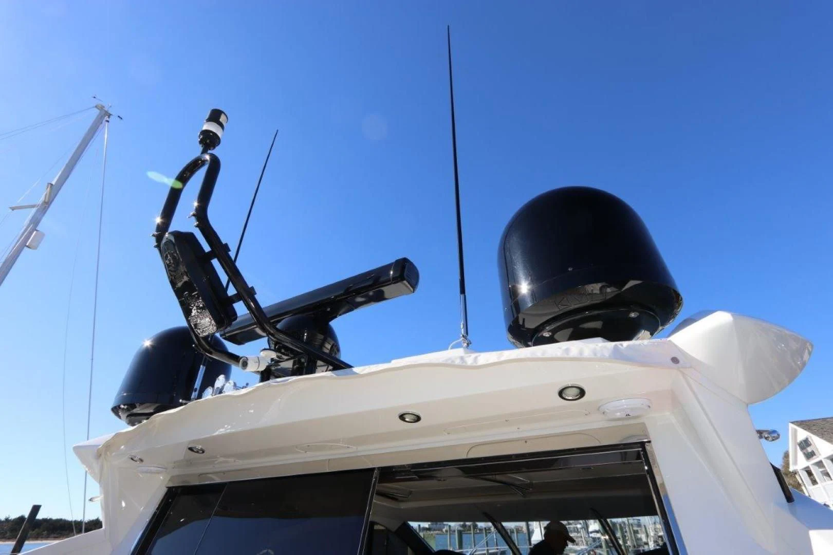 a white and black machine aboard SECOND THOUGHTS Yacht for Sale