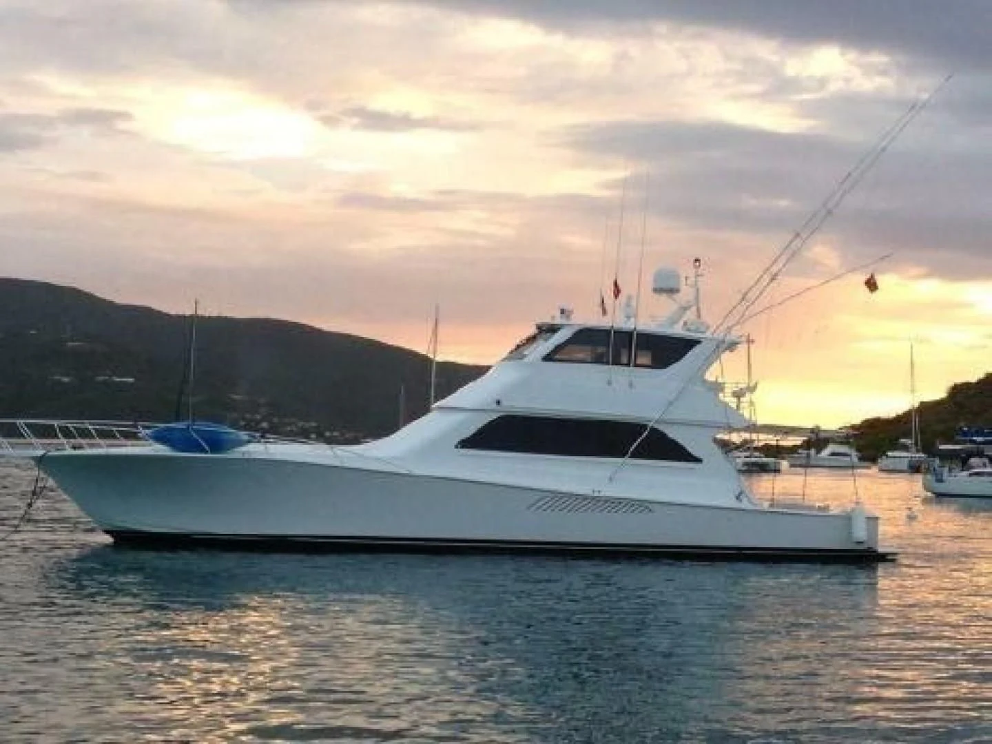 a white yacht in the water aboard BROKYSTONE Yacht for Sale