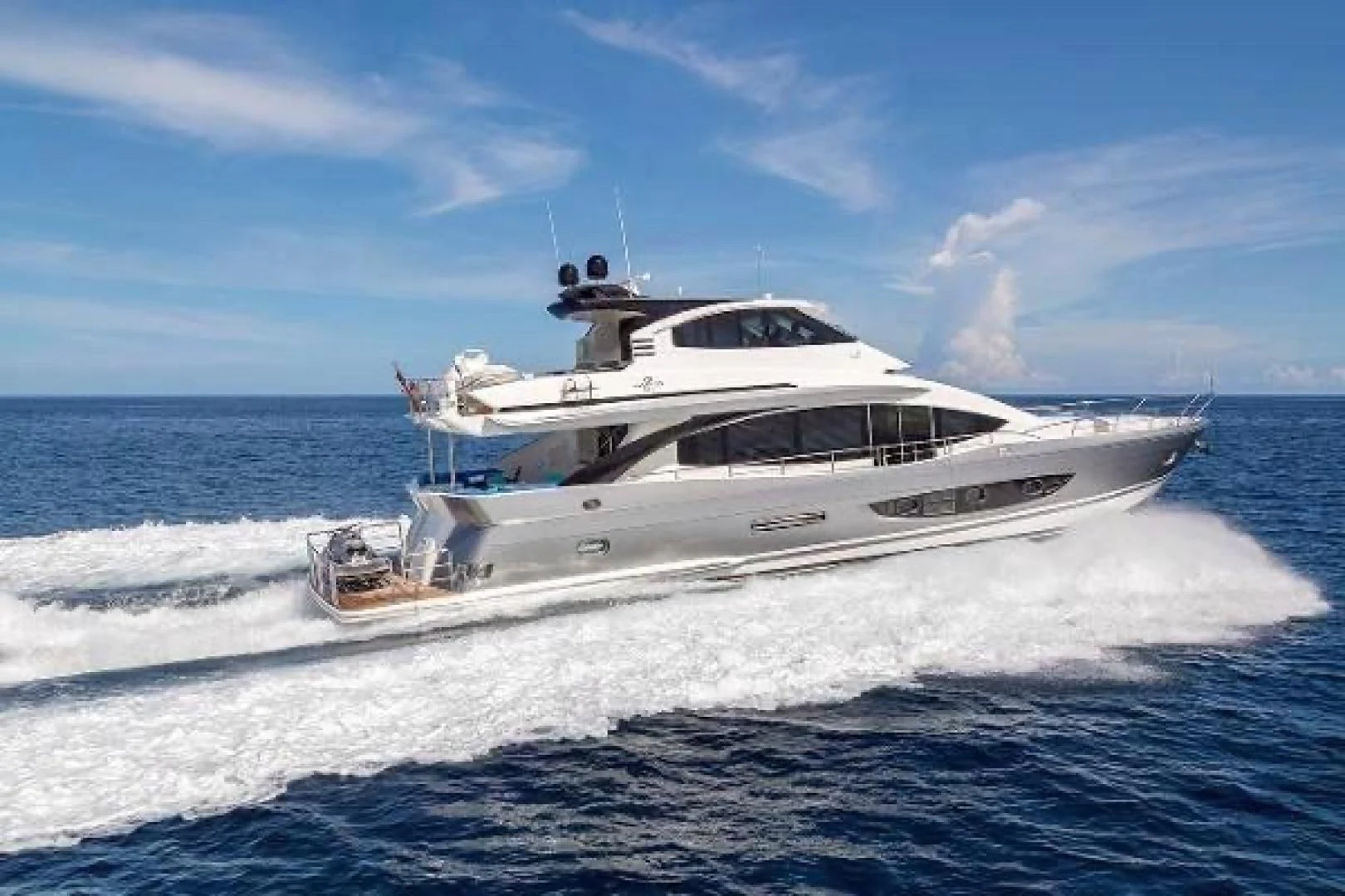 a boat on the water aboard FUJIMO Yacht for Sale