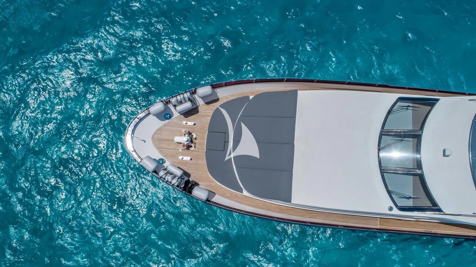 a satellite above the ocean aboard IRMAO Yacht for Sale