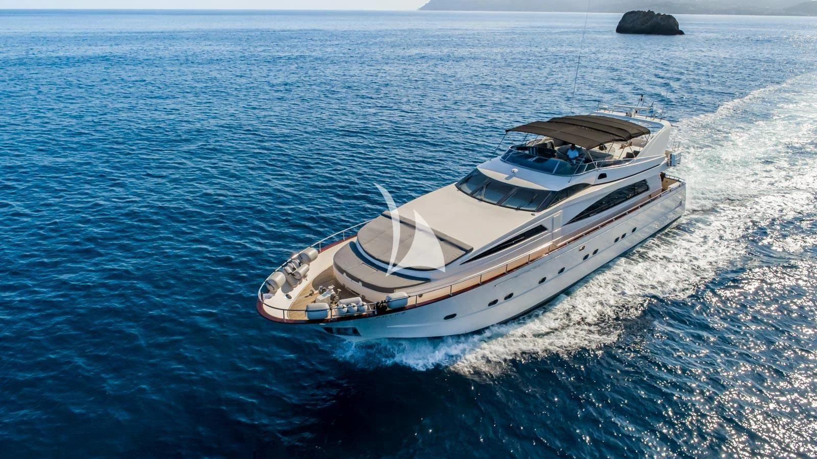 a boat in the water aboard IRMAO Yacht for Sale