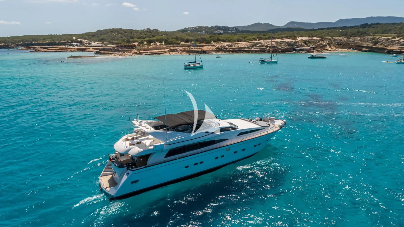 a boat in the water aboard IRMAO Yacht for Sale