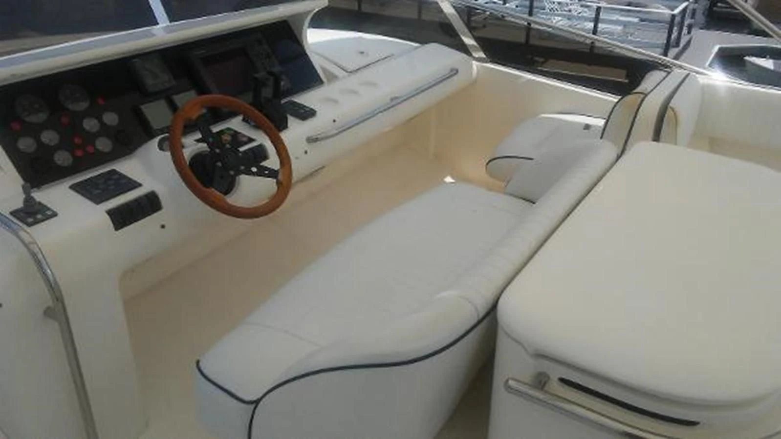 the interior of a car aboard KAILANI Yacht for Sale