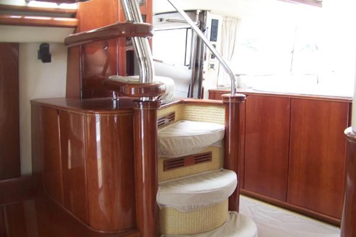 a large metal cylinder aboard KAILANI Yacht for Sale
