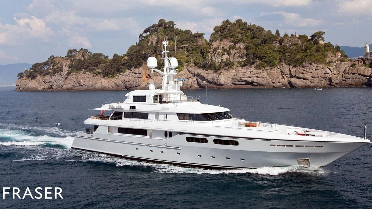 a boat on the water aboard ELENA V Yacht for Sale