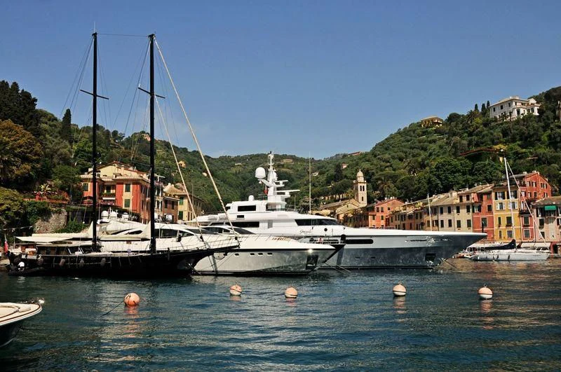boats in the water aboard ELENA V Yacht for Sale