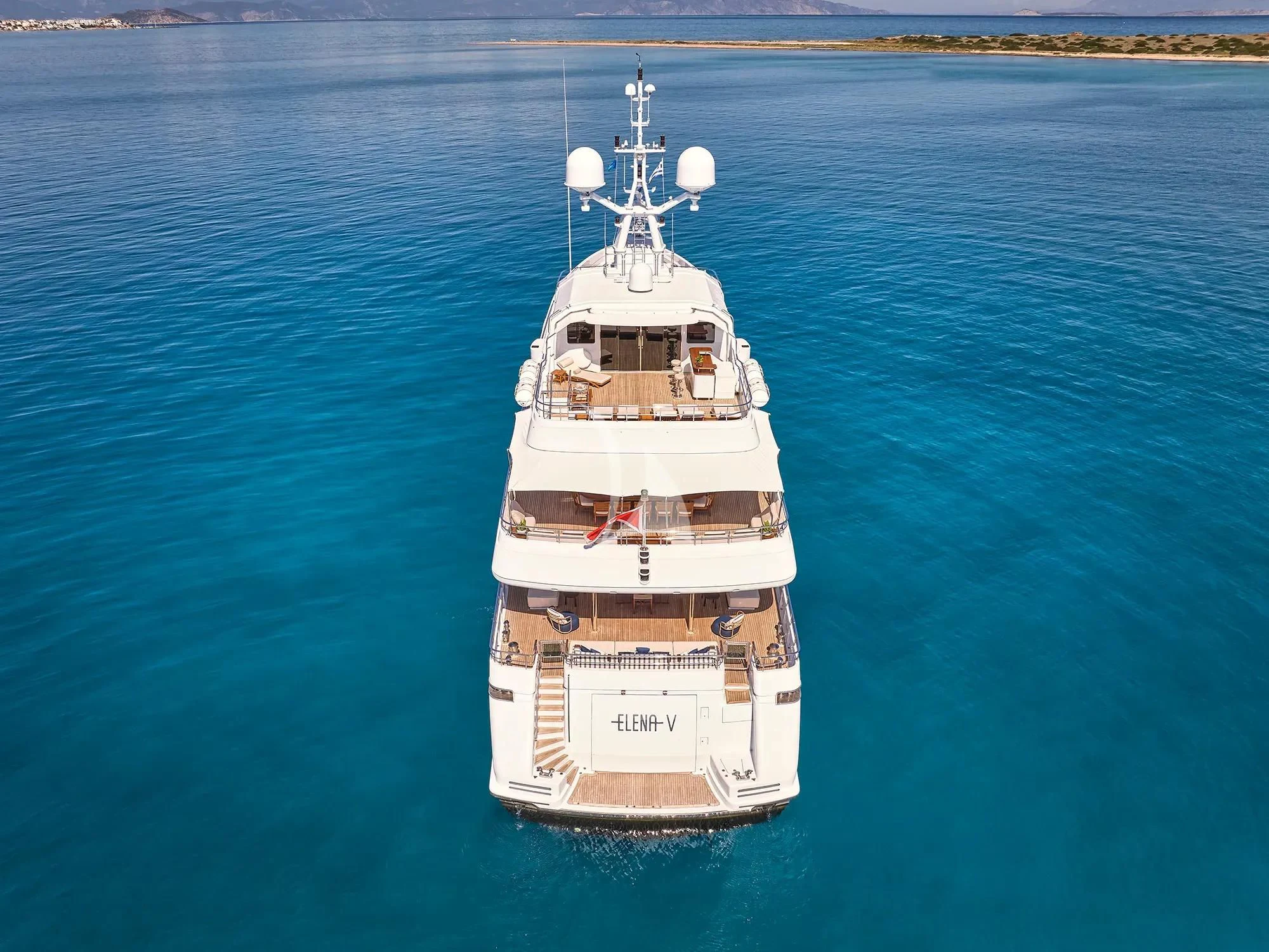 a boat on the water aboard ELENA V Yacht for Sale