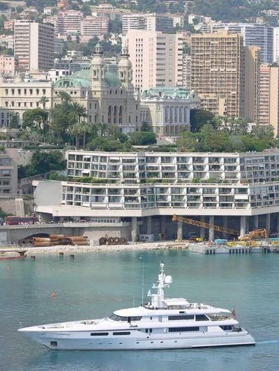 a boat in the water aboard ELENA V Yacht for Sale