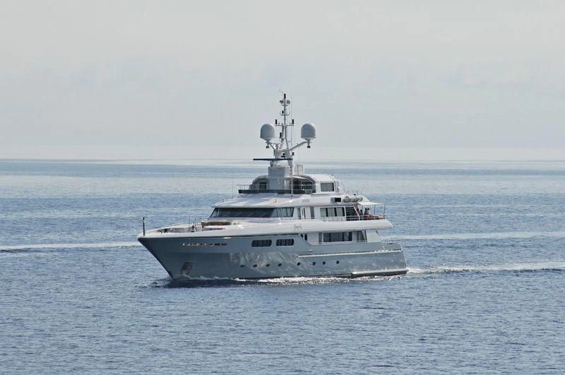 a boat in the water aboard ELENA V Yacht for Sale