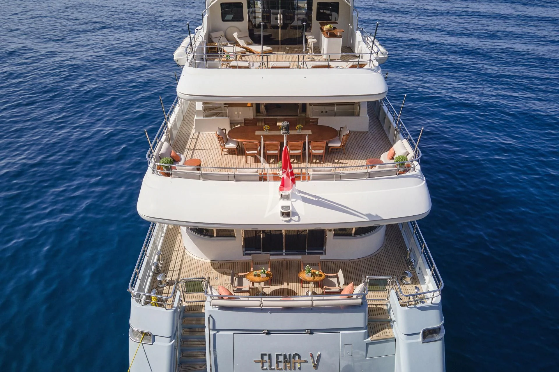 a boat on the water aboard ELENA V Yacht for Sale