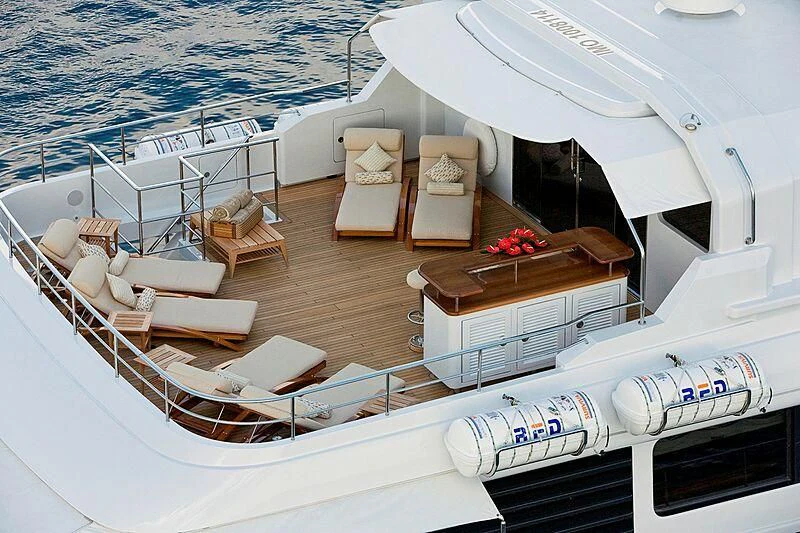 a boat on the water aboard ELENA V Yacht for Sale