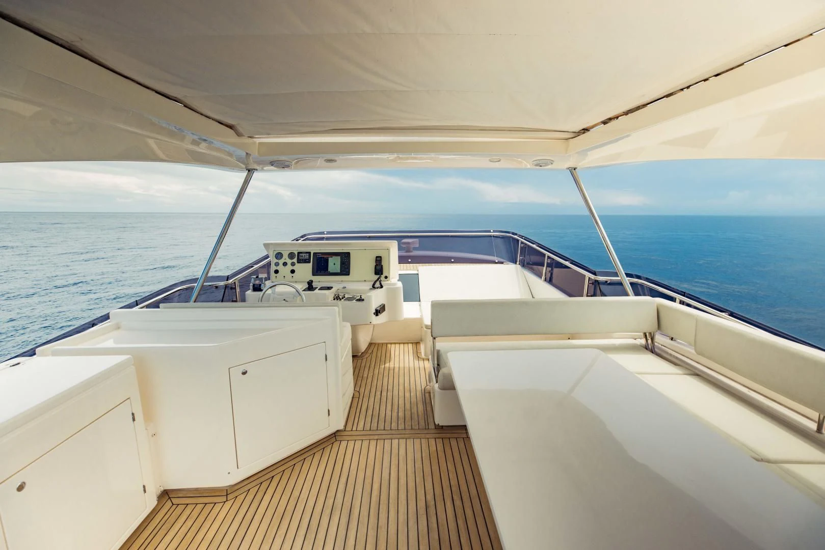 a boat on the water aboard SHE RUNS WET Yacht for Sale