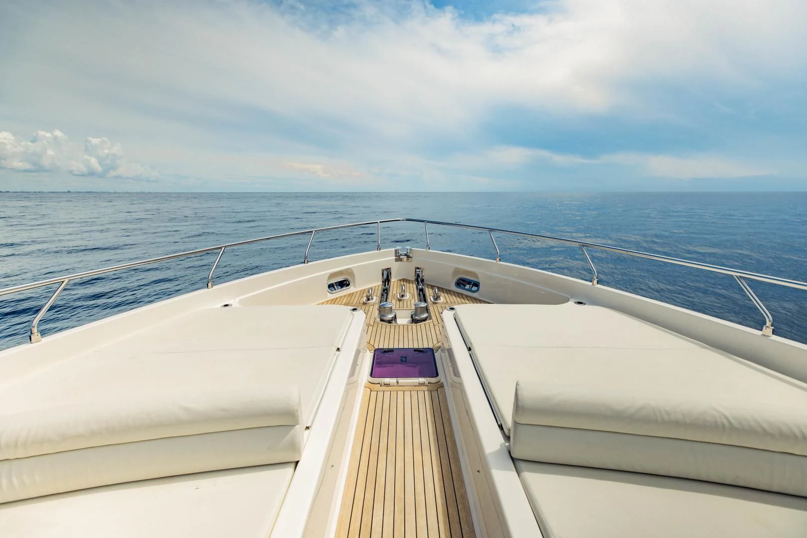 a boat on the water aboard SHE RUNS WET Yacht for Sale