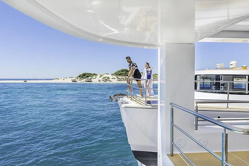 people on a boat aboard CHARLEY Yacht for Sale