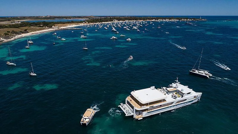 a group of boats in the water aboard CHARLEY Yacht for Sale