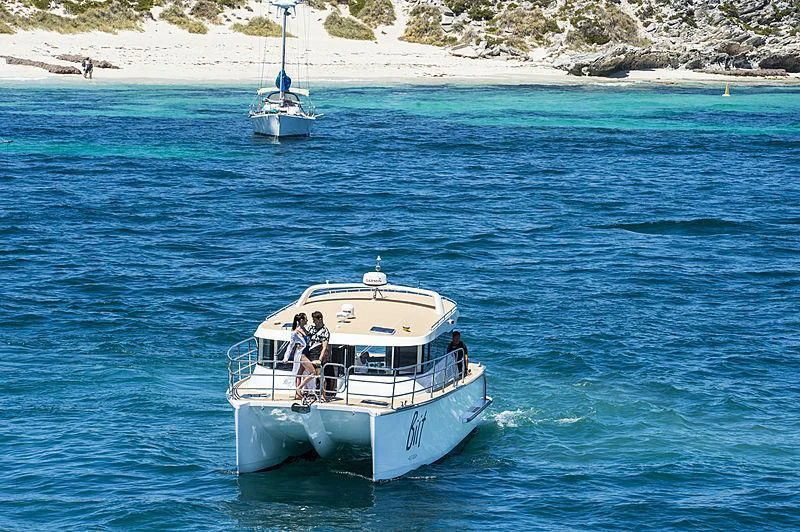 a boat sailing on the sea aboard CHARLEY Yacht for Sale