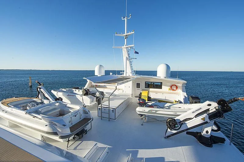 a boat on the water aboard CHARLEY Yacht for Sale