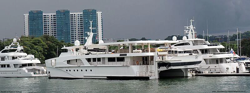 a group of boats in the water aboard CHARLEY Yacht for Sale