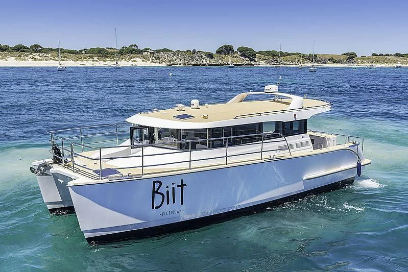 a boat in the water aboard CHARLEY Yacht for Sale