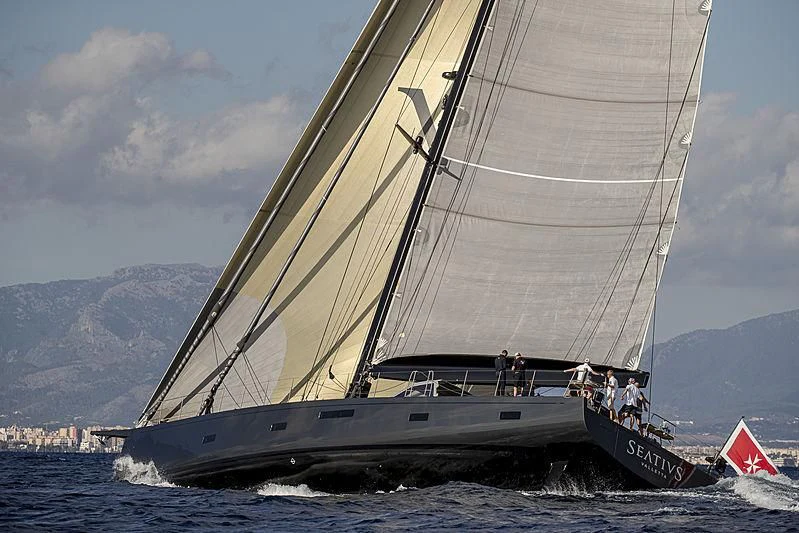 a sailboat on the water aboard SEATIUS Yacht for Sale