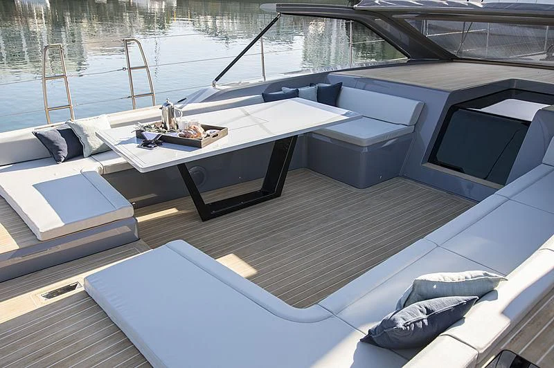 a boat on the water aboard SEATIUS Yacht for Sale