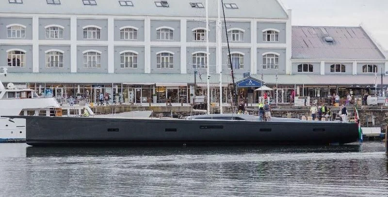 a large boat in the water aboard SEATIUS Yacht for Sale