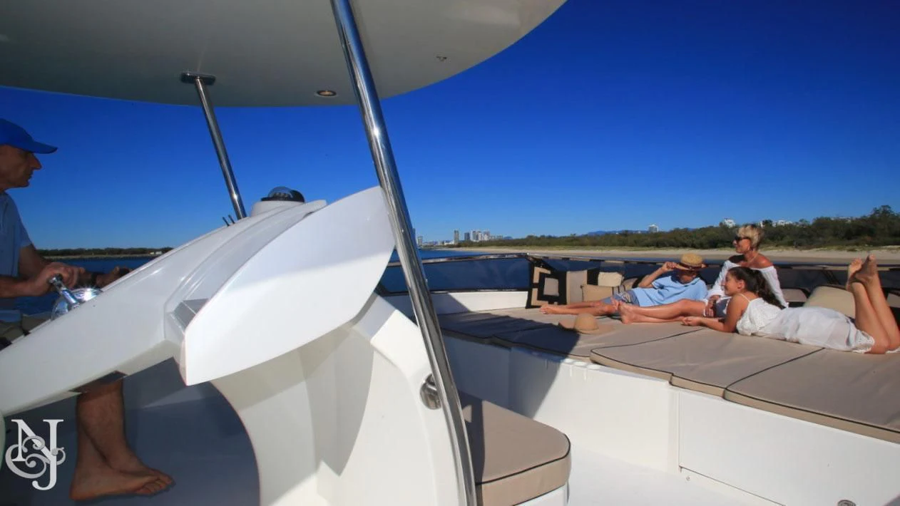 people on a boat aboard SOPHIA Yacht for Sale