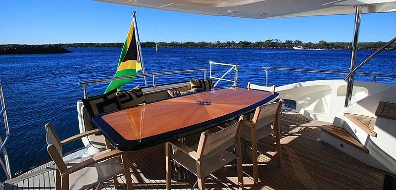 a boat on the water aboard SOPHIA Yacht for Sale