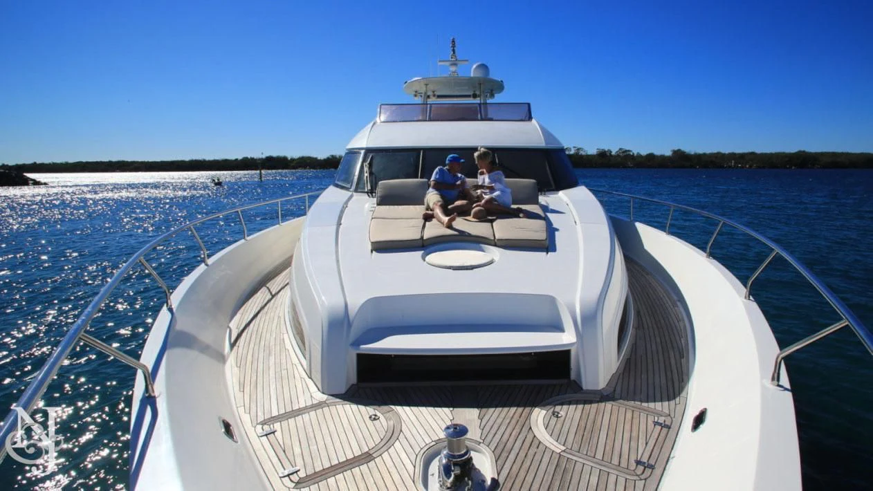 a boat on the water aboard SOPHIA Yacht for Sale
