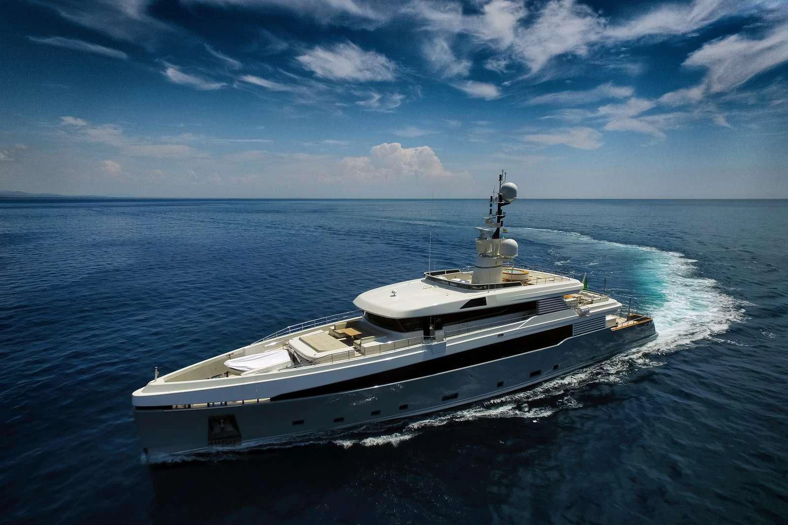 a boat on the water aboard ASLEC 4 Yacht for Sale