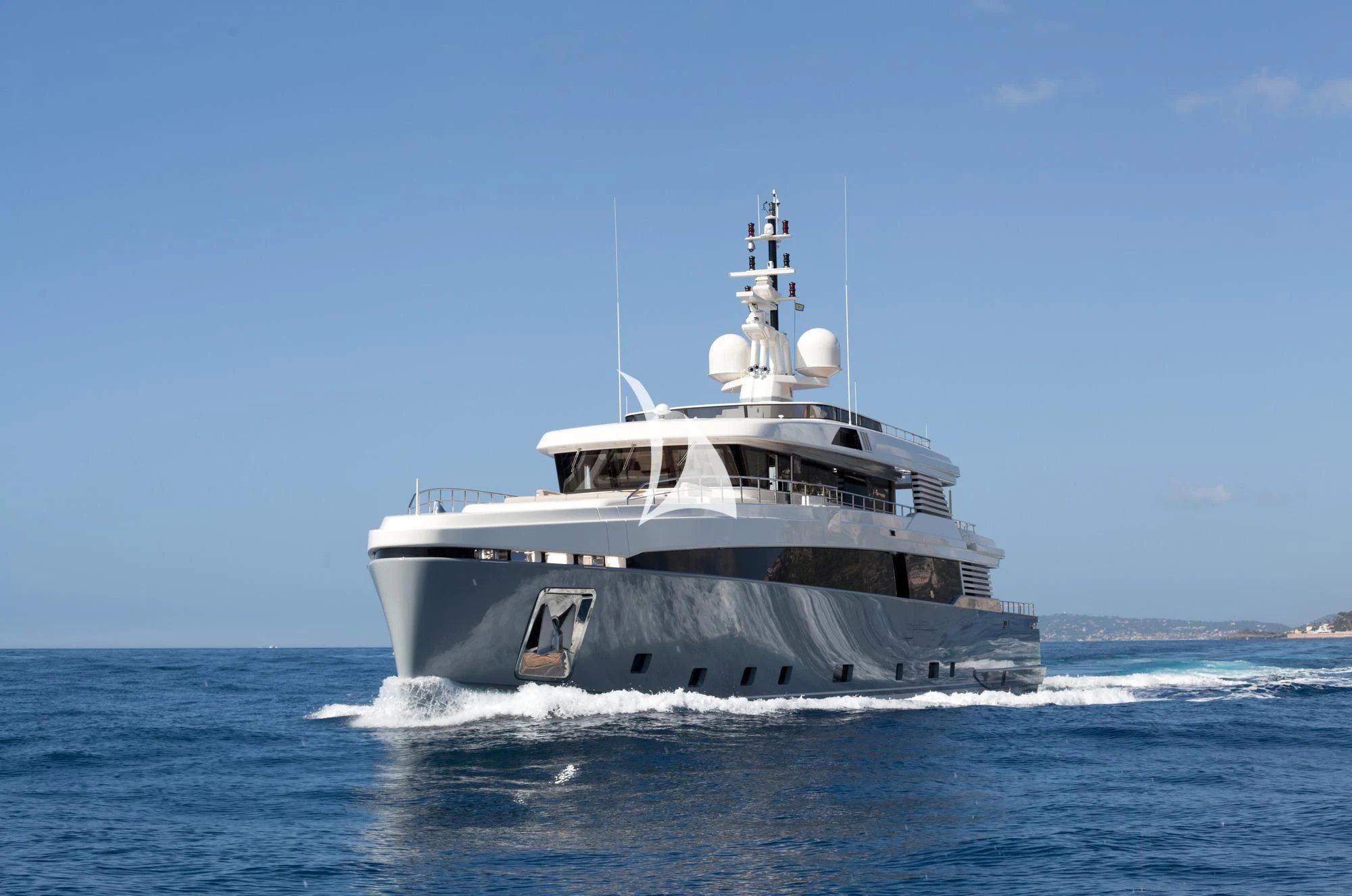 a boat on the water aboard ASLEC 4 Yacht for Sale