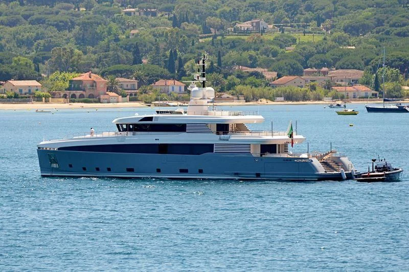 a large boat in the water aboard ASLEC 4 Yacht for Sale