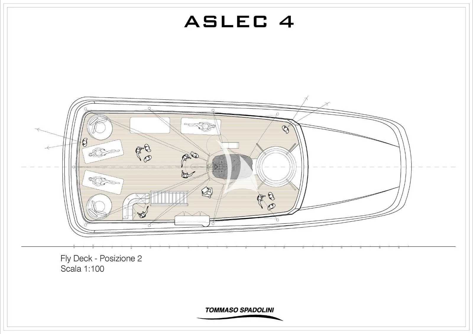 diagram aboard ASLEC 4 Yacht for Sale