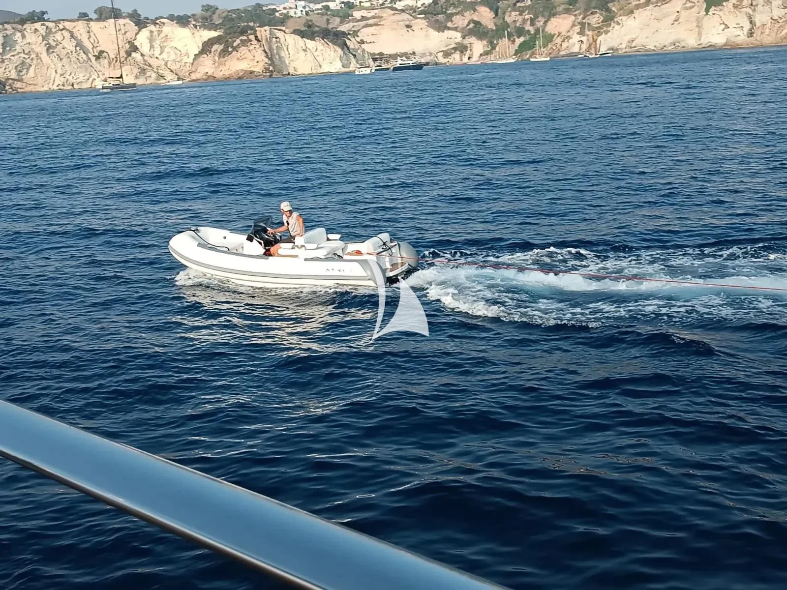 a boat with people on it aboard ASLEC 4 Yacht for Sale