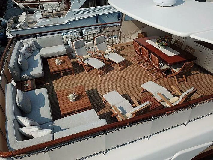 engineering drawing aboard LADY ALINA Yacht for Sale