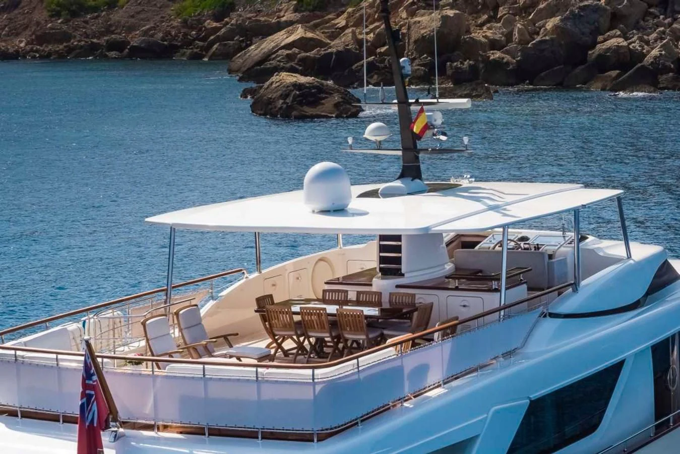 a boat on the water aboard LADY ALINA Yacht for Sale