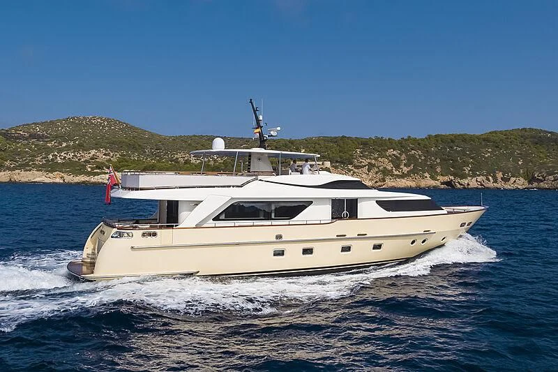 a boat on the water aboard LADY ALINA Yacht for Sale