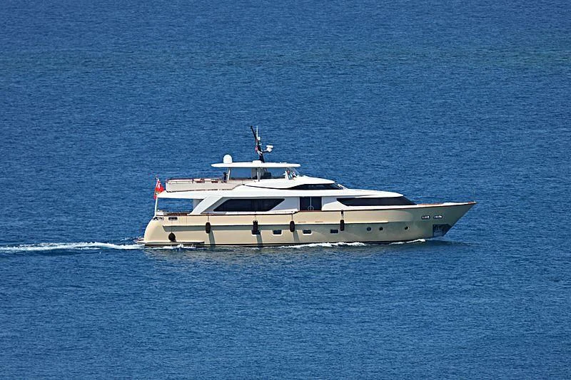 a boat in the water aboard LADY ALINA Yacht for Sale