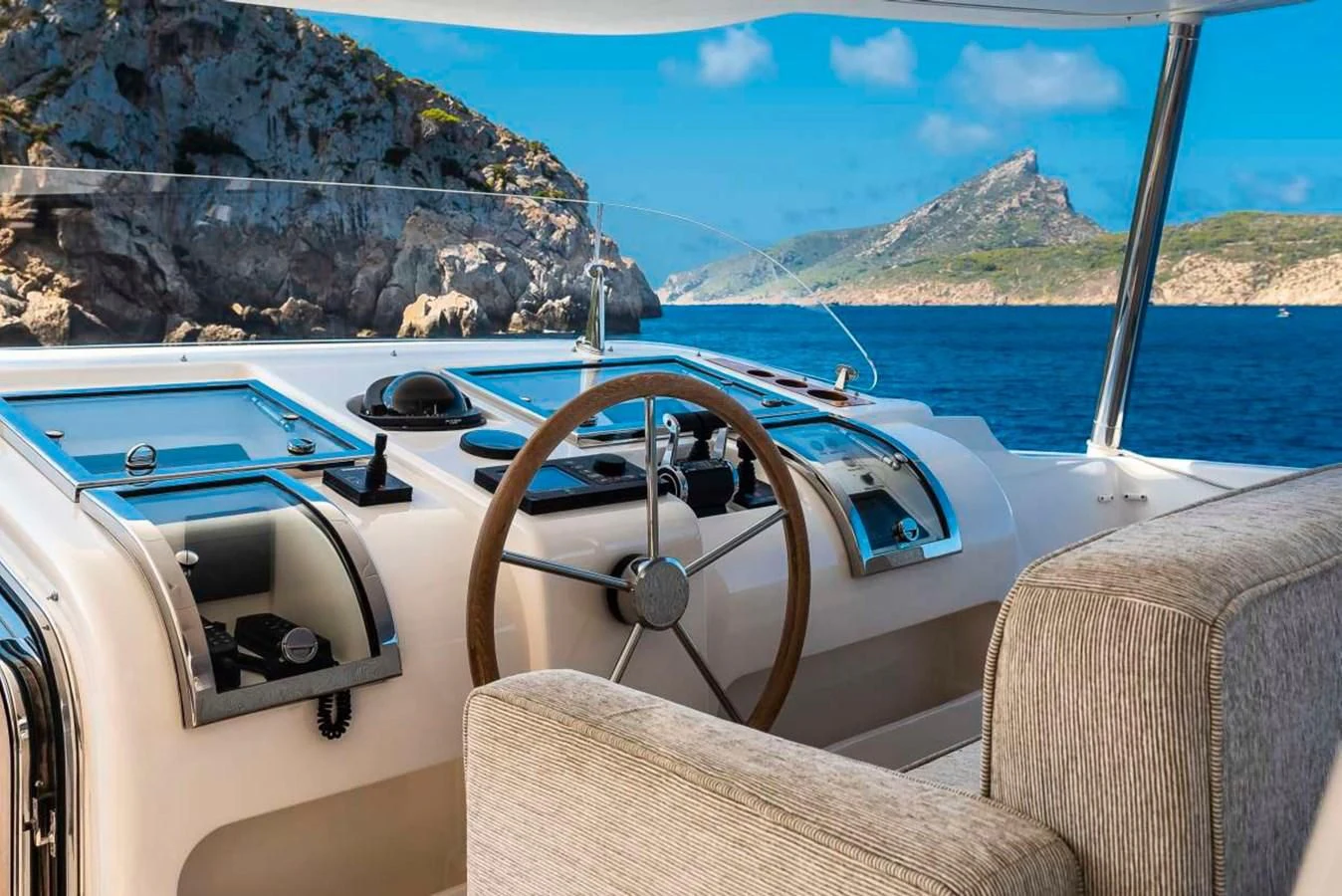 a boat on the water aboard LADY ALINA Yacht for Sale