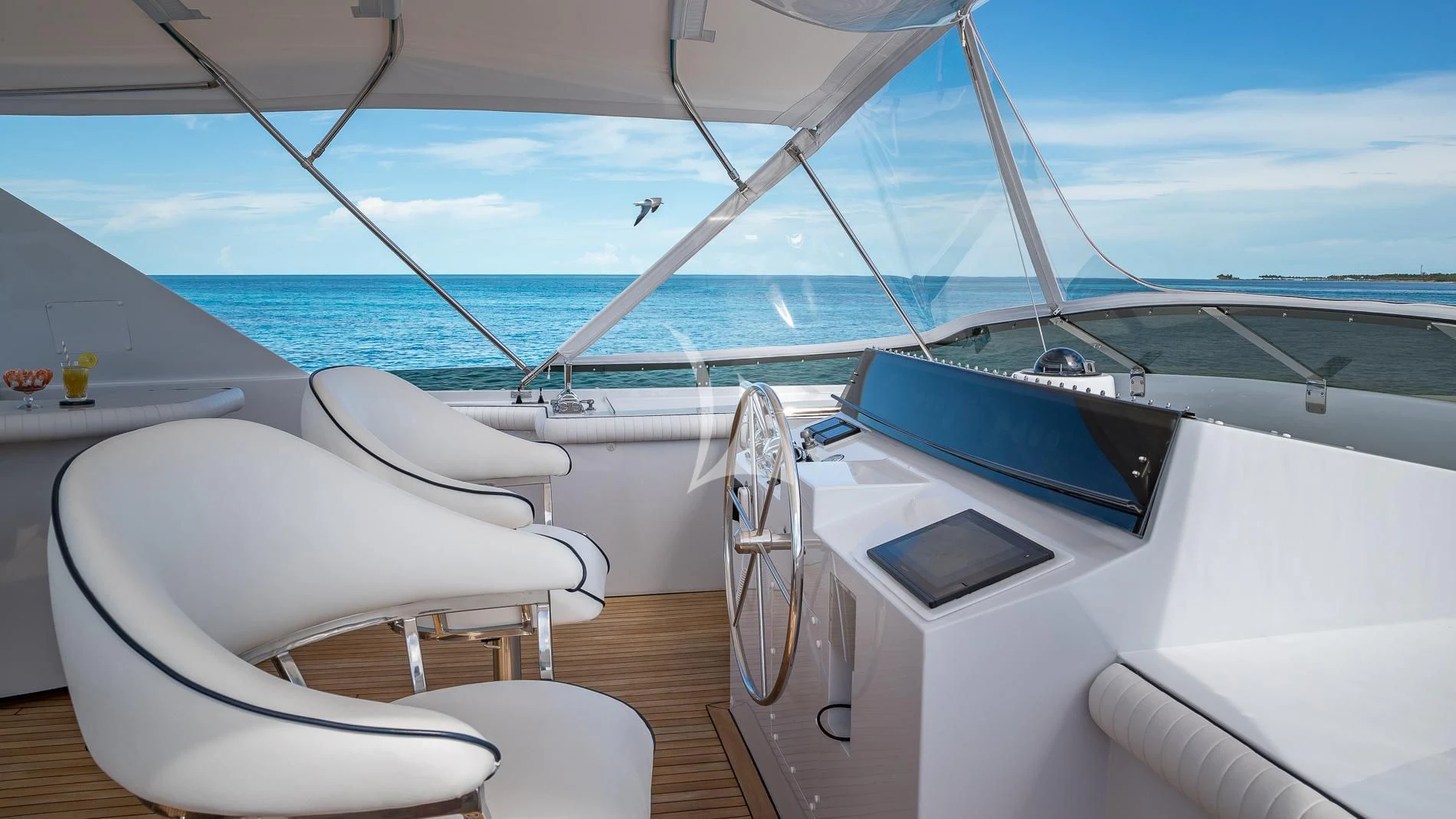 a boat on the water aboard DESTINY Yacht for Sale