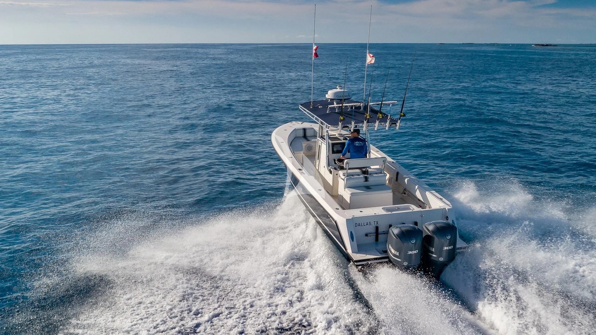 a boat on the water aboard DESTINY Yacht for Sale