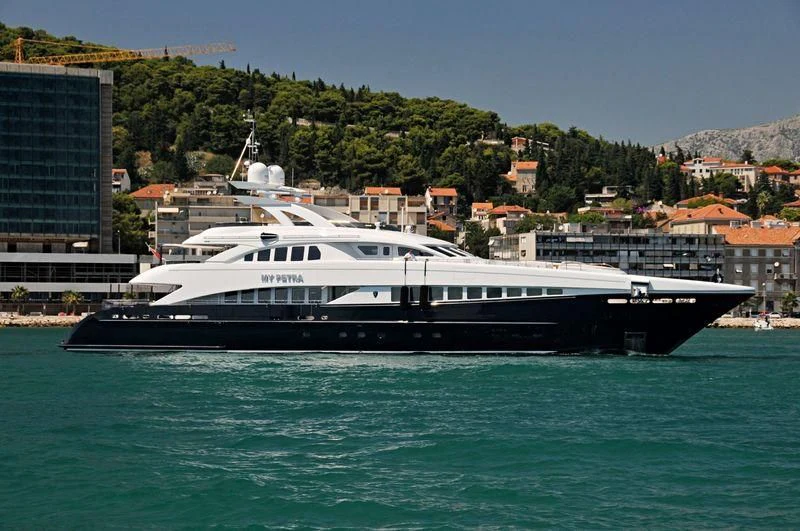 a boat in the water aboard MORDAN Yacht for Sale