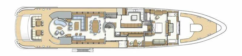 diagram aboard MORDAN Yacht for Sale