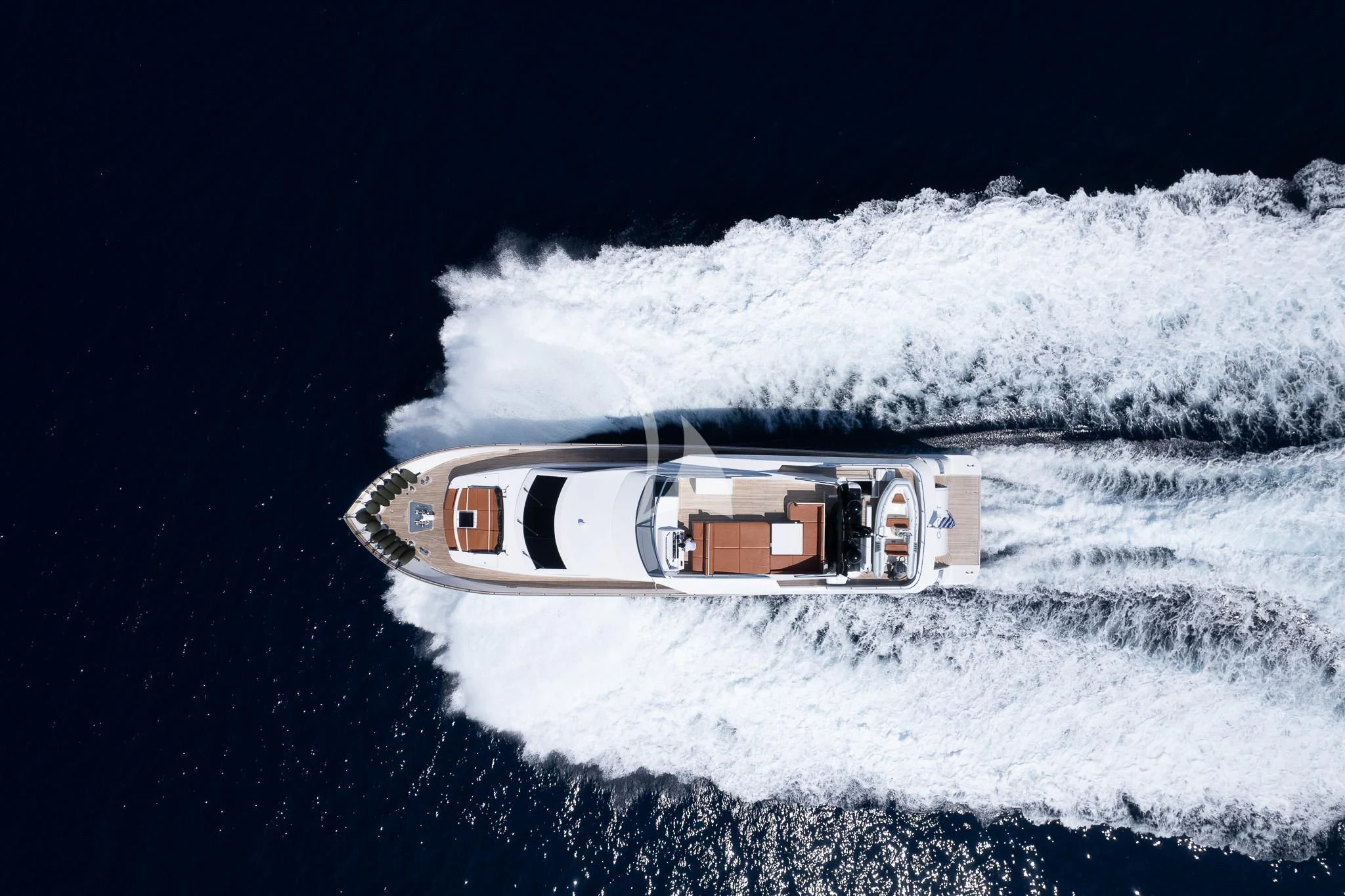 a space ship in space aboard GIOE I Yacht for Sale
