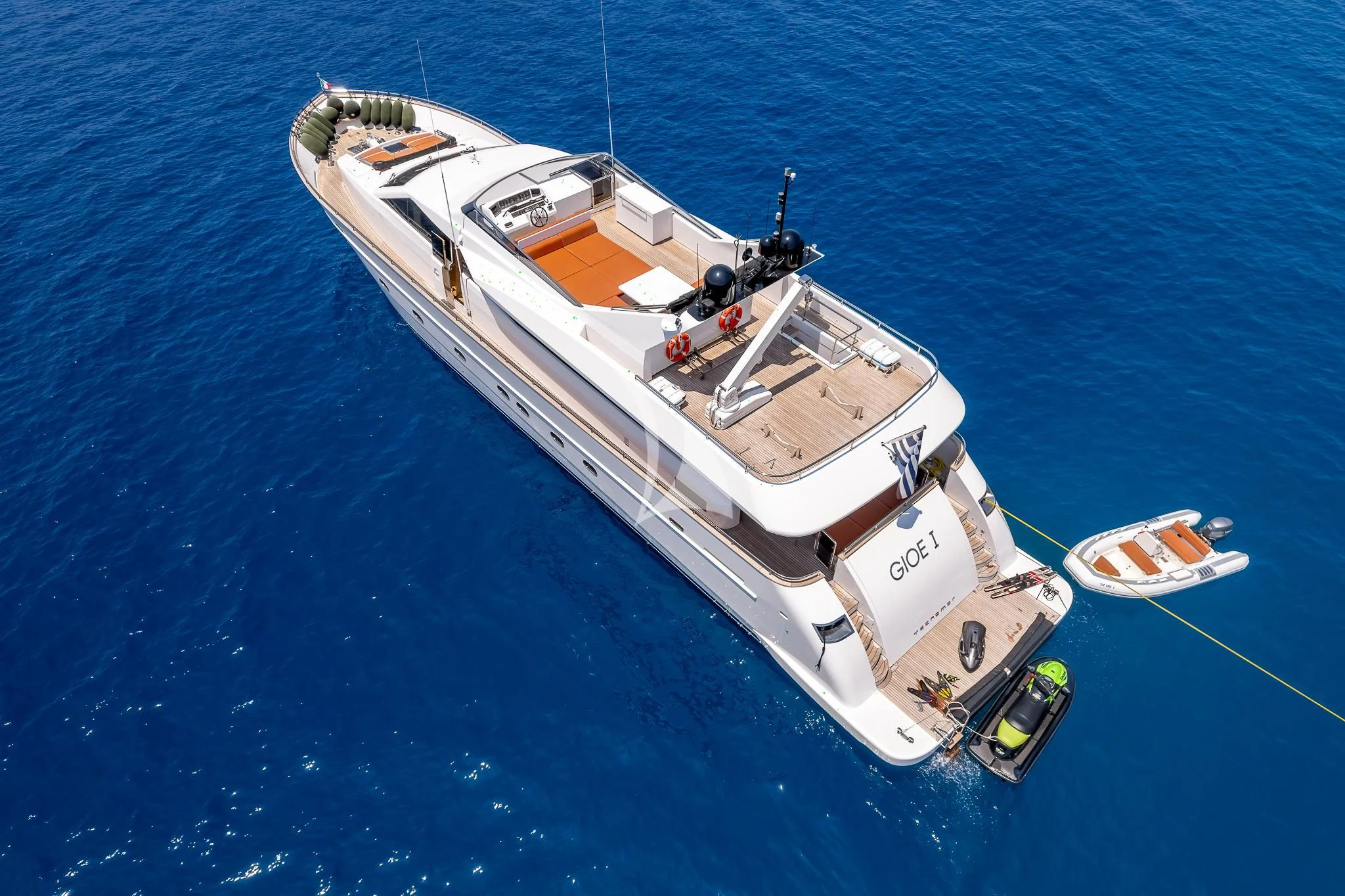 a boat on the water aboard GIOE I Yacht for Sale