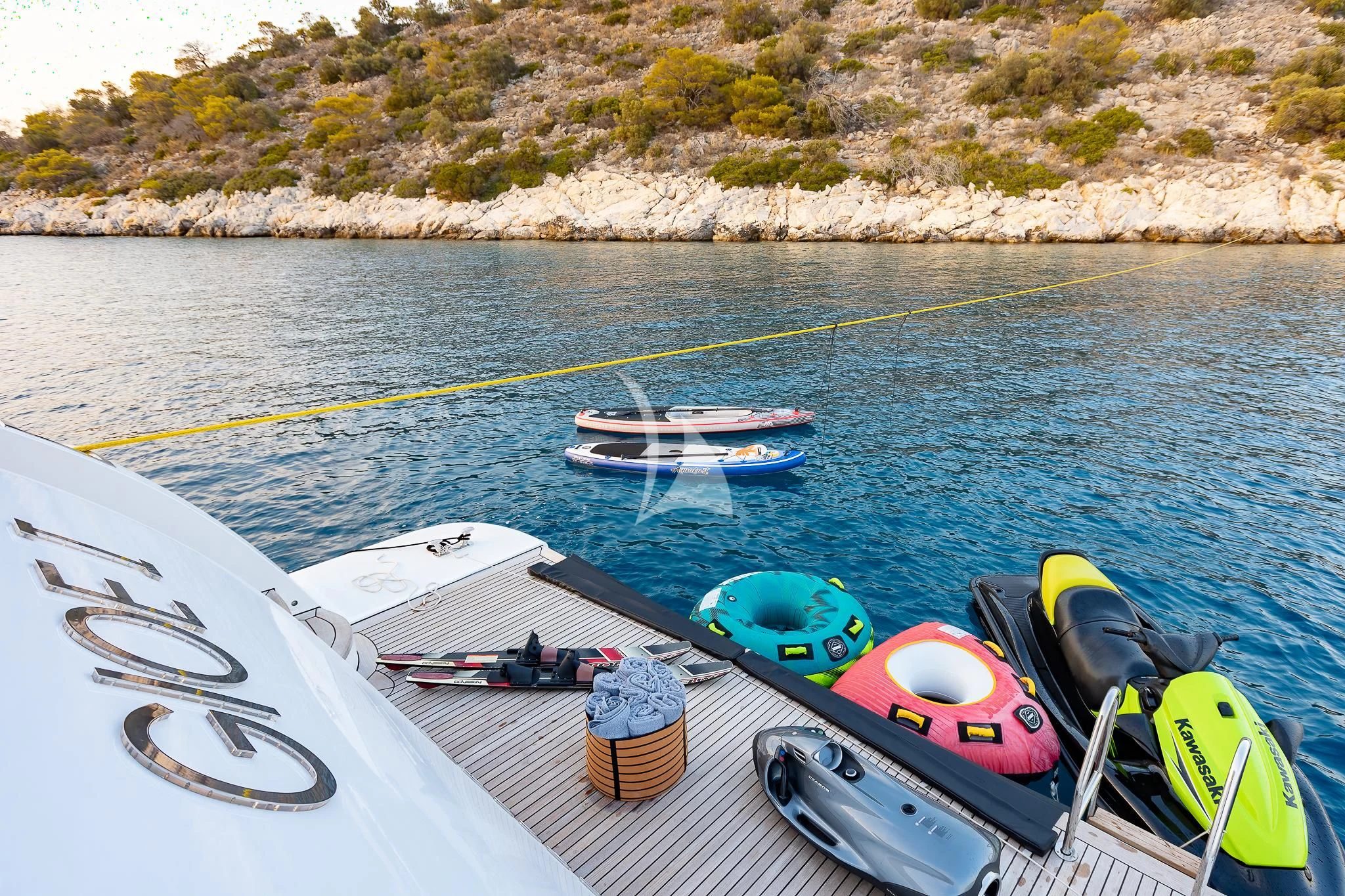 boats on the water aboard GIOE I Yacht for Sale