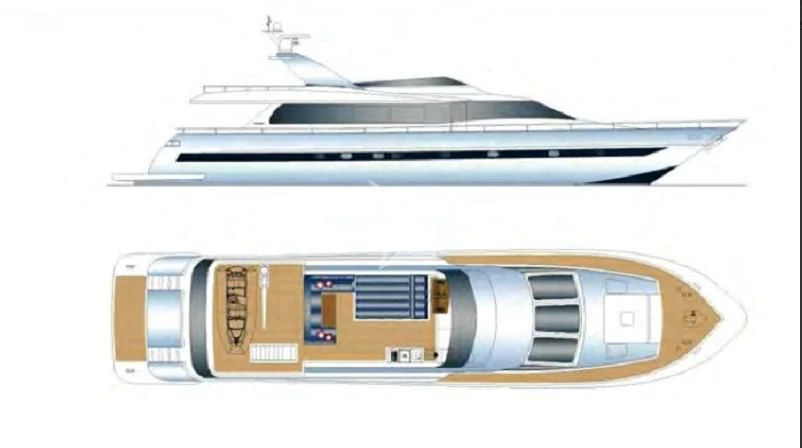 a close-up of a computer aboard GIOE I Yacht for Sale