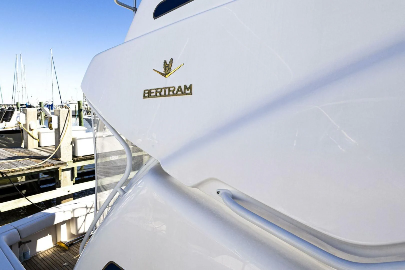 a close-up of a boat aboard REEL BUSY Yacht for Sale